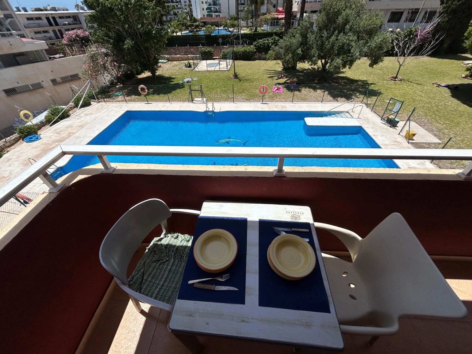 Piscina Terrazza Seaview Apartamento Benalmádena Exterior foto